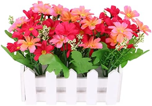 Lifelike Artificial Daisy Flower Vase for Home Decor