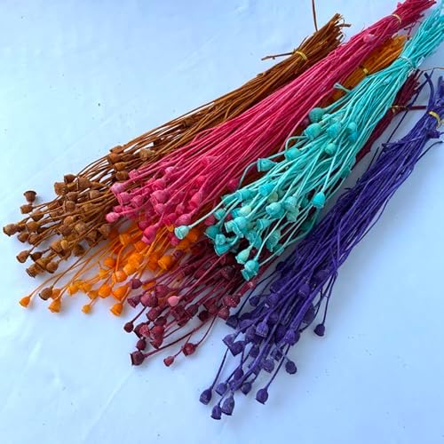 40PCS Dried Flowers 1378-1575 Inch Artificial Floral Arrangements