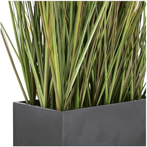 Deco 79 Artificial Plant with Black Pot 10x8x18 Green