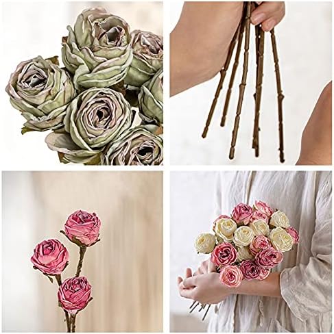Elegant Artificial Roses for Wedding Bouquets and Home Decor