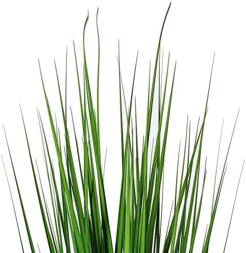 Vickerman 36 Inch Artificial Extra Full Green Grass with Black Pot