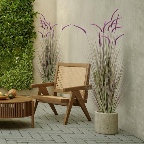 KOL 5ft Purple Horsetail Artificial Grass Plant