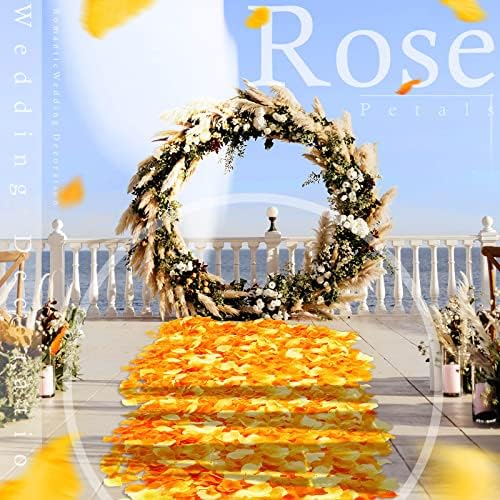 Giegxin 2000 Pcs Artificial Rose Petals for Wedding Decorations