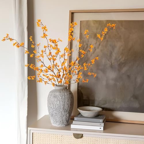 4Pcs Artificial Blossom Branches for Indoor Decor