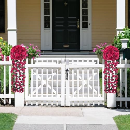 3 PCS Artificial Hanging Plants for Outdoor Decor