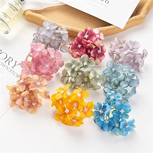 Wedding Garden Decor Artificial Silk Hydrangea 30 Pcs