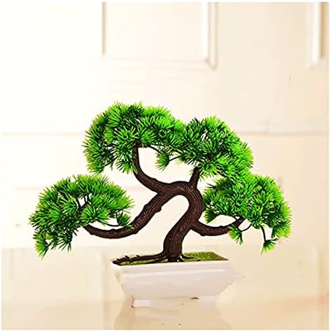 Artificial Pine Bonsai Tree 7 Inches for Desk Display