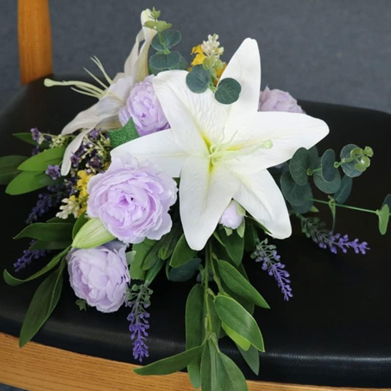 Artificial Flowers Bouquet Silk Rose Hydrangea Decor