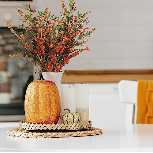 CISDUEO 2 Pcs Artificial Fall Flowers Bouquet Decor