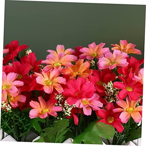 Lifelike Artificial Daisy Flower Vase for Home Decor