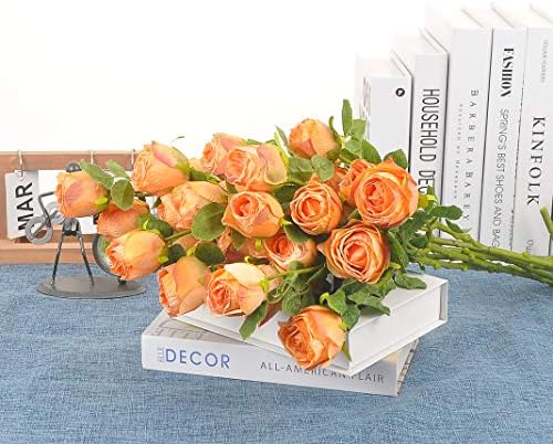 Dried Flower Artificial Rose 6pcs 24 Inch Long Stem Set