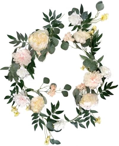 Floral Garland 6 Peony Rose Wedding Decor