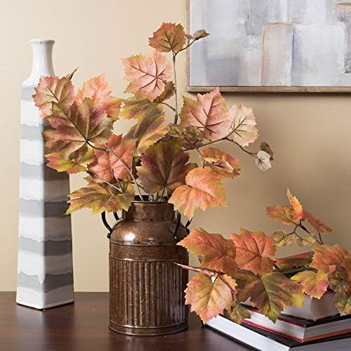 Vickerman 20 Inch Artificial Autumn Grape Leaf