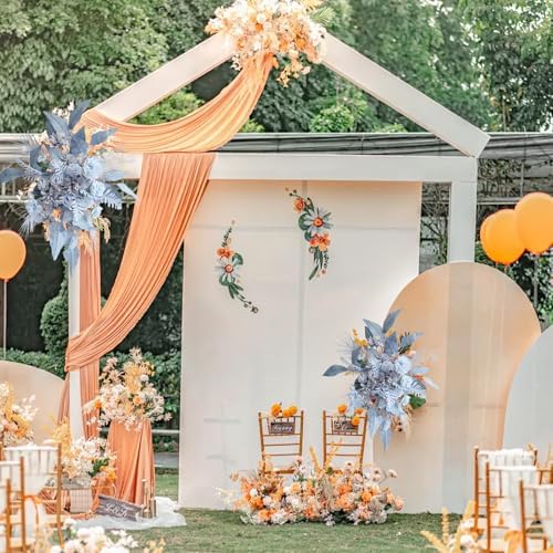 Marooma Artificial Wedding Arch Flowers 374 Inch Silk Decor