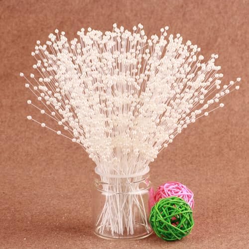 100 Pieces Pearl Sticks for Crafts and Decorations