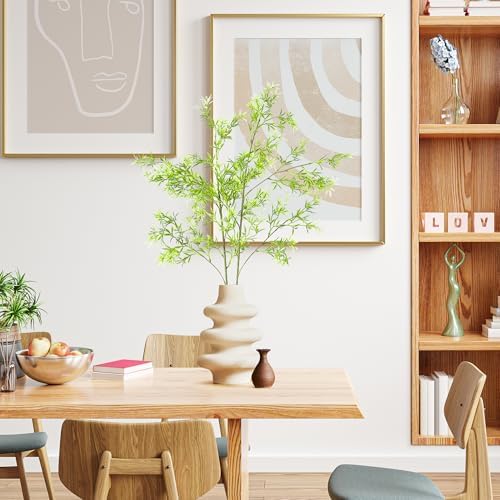 4PCS Artificial Greenery Stems with Flowers for Home Decor