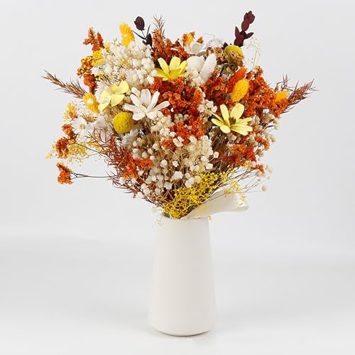 Fall Dried Flower Bouquet Artificial Mixed Foliage Wedding Centerpiece
