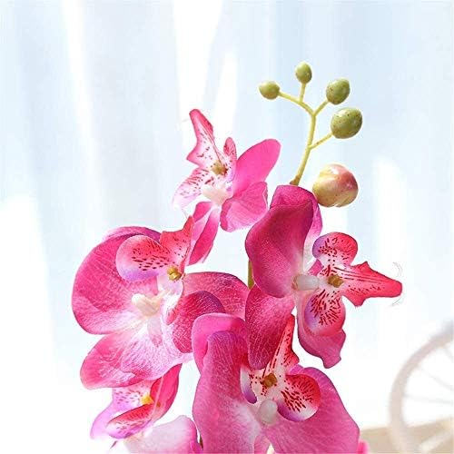 Artificial Flowers Flocked Bundle for Home Wedding Decor