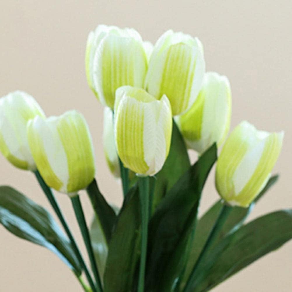 Realistic Artificial Tulip Bonsai with Silk Flowers