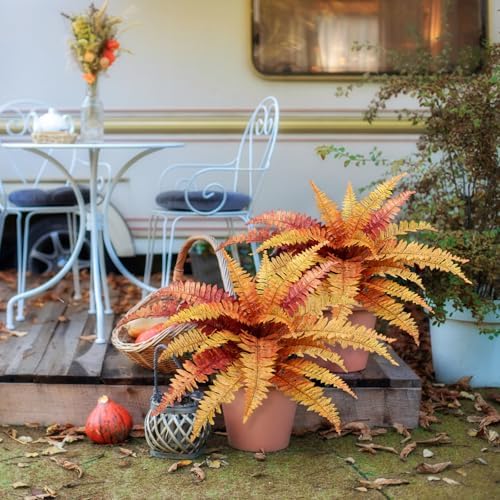 Dremisland Artificial Fall Plants and Ferns Set of 2