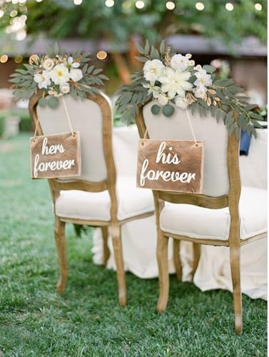 IPOPU Artificial Wedding Arch Flowers Set of 2