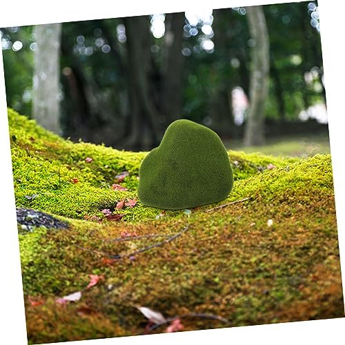 VINTORKY Faux Moss Stones for DIY Crafts and Decor