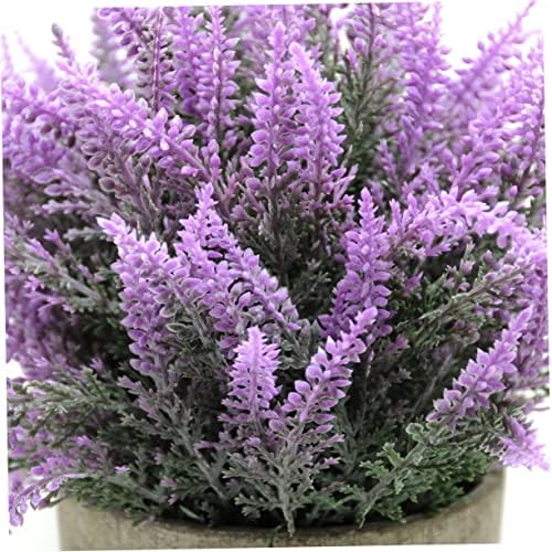 Unomor Artificial Lavender Plant in Pot