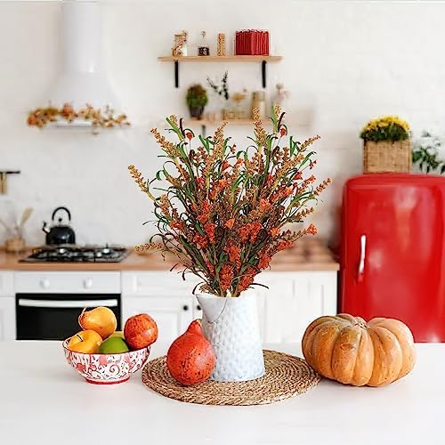 CISDUEO 2 Pcs Artificial Fall Flowers Bouquet Decor