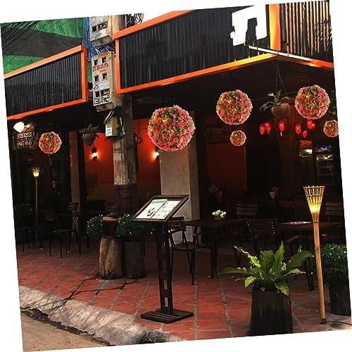Solar-Powered Hanging Flower Ball for Outdoor Decor