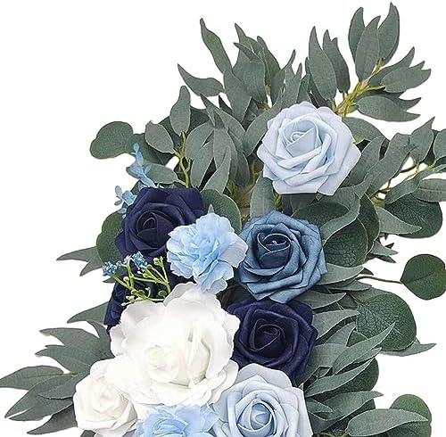 Artificial Blue Flower Swag for Wedding Arch