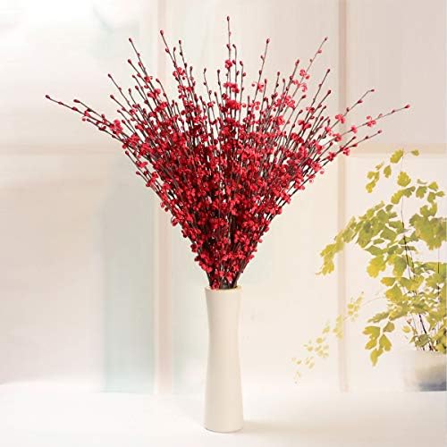 Yinhua 10 Pcs 295 Inch Red Artificial Jasmine Flowers