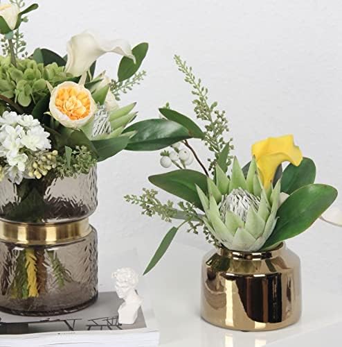 Artificial Flowers with Vase for Home Decor