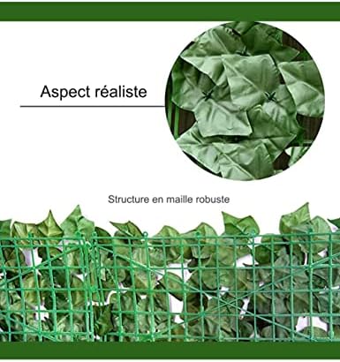 Artificial Ivy Privacy Fence Screen Greenery Wall 1x2m 1