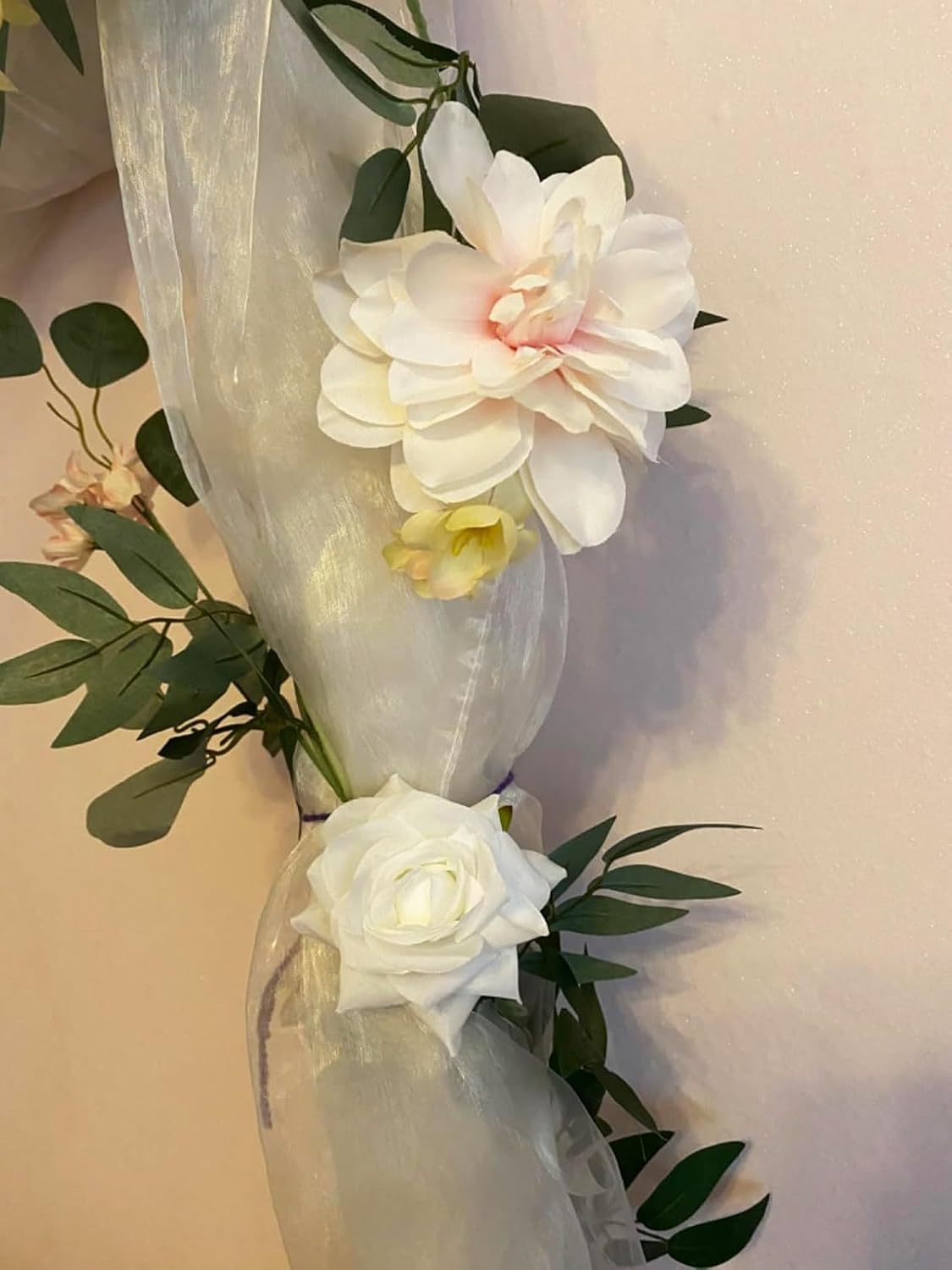 Floral Garland 6 Peony Rose Wedding Decor