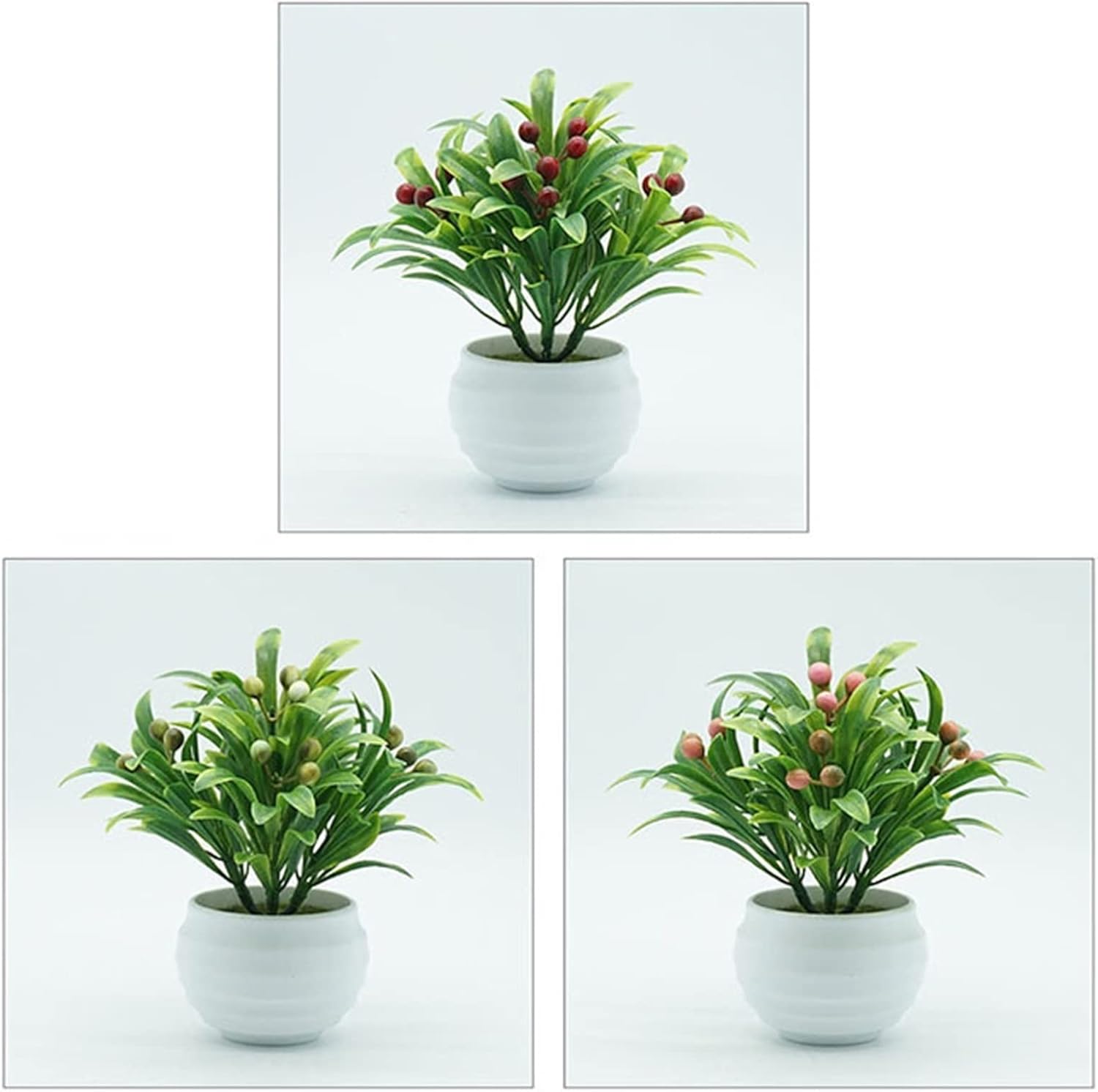 Miniature Artificial Potted Plants for Home Decor