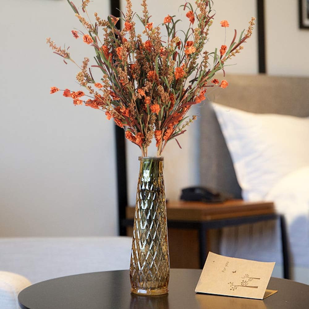 2 Bundles Artificial Fall Stems 26in Dried Flower Decor
