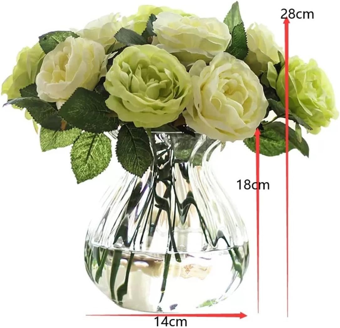 Artificial Roses Branch Set for Home and Wedding Decor