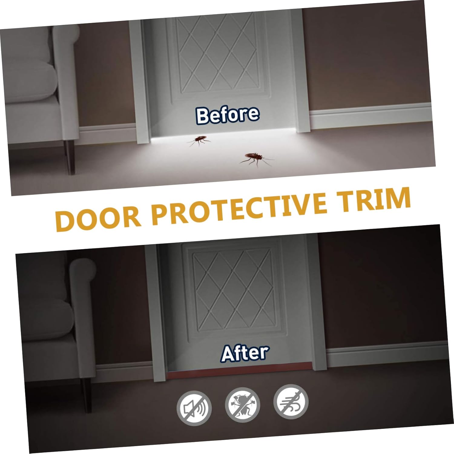 Noise Blocker for Dorm Windproof Door Seal Strip