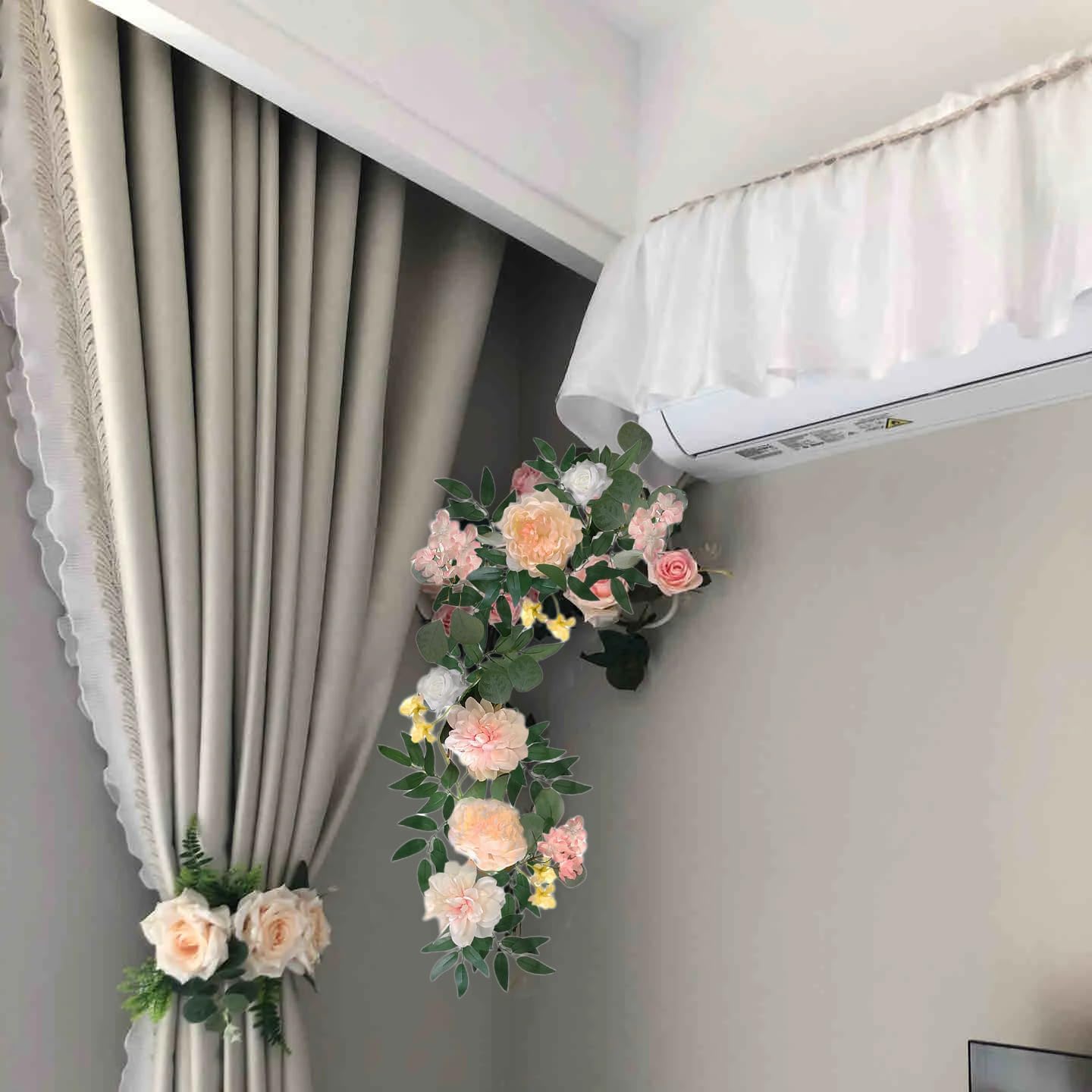 Floral Garland 6 Peony Rose Wedding Decor