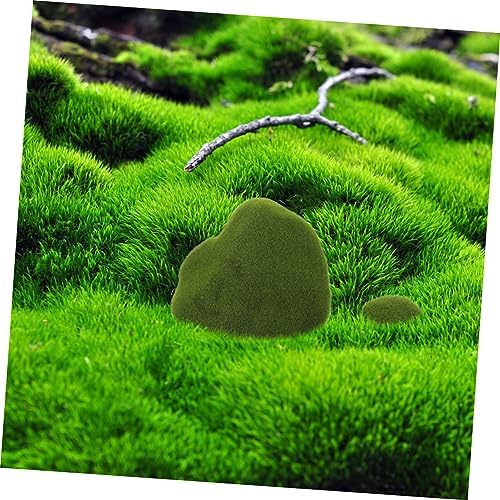 VINTORKY Faux Moss Stones for DIY Crafts and Decor