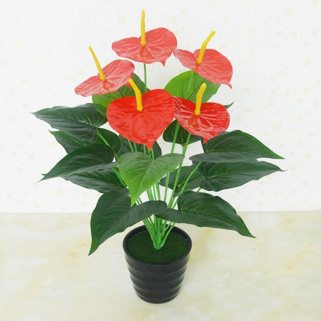 Vivid Artificial Green Plant with Decorative Pot for Home