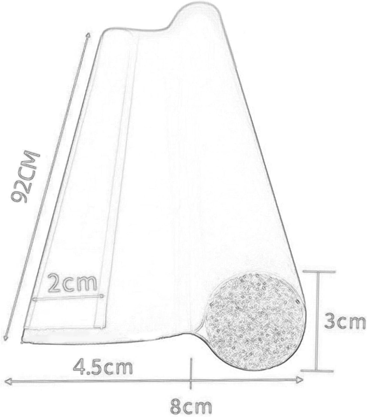 JISADER Door Draft Stopper Dustproof Windproof Waterproof Brown