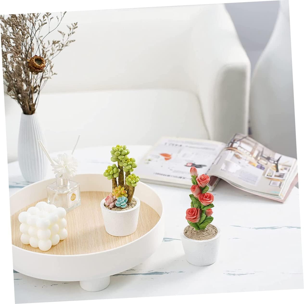 Realistic Artificial Succulent Plant for Home Decor