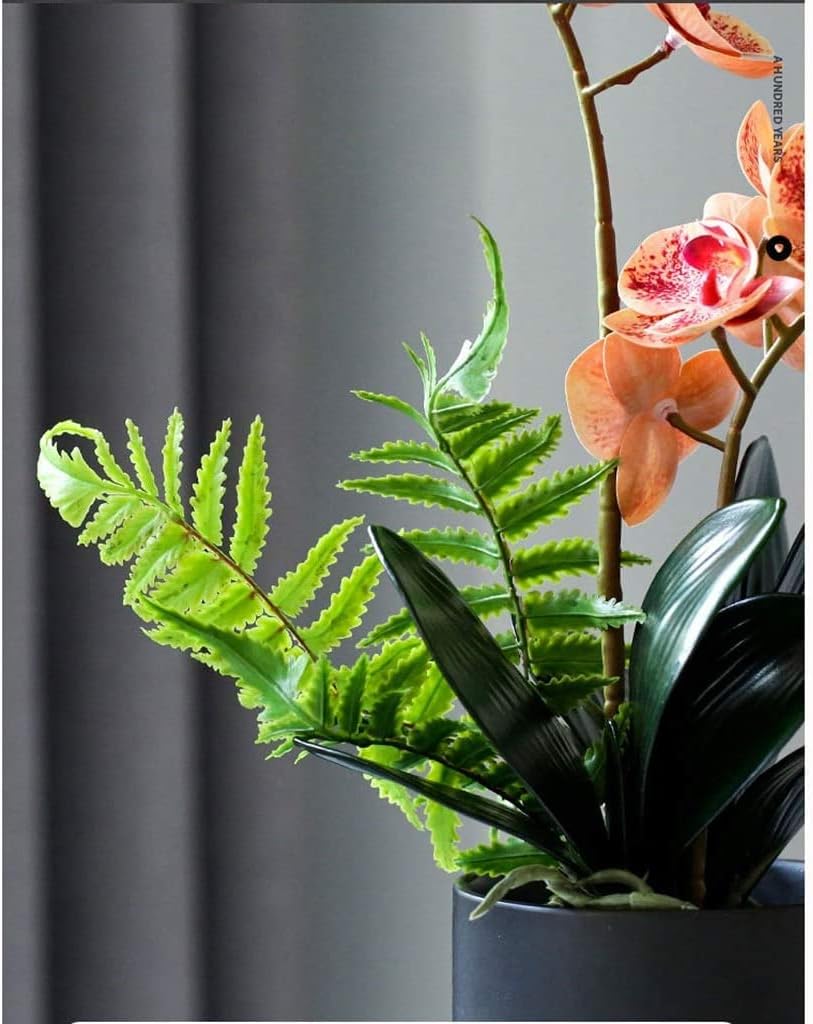 Lifelike Artificial Phalaenopsis Orchid Arrangement in Pot