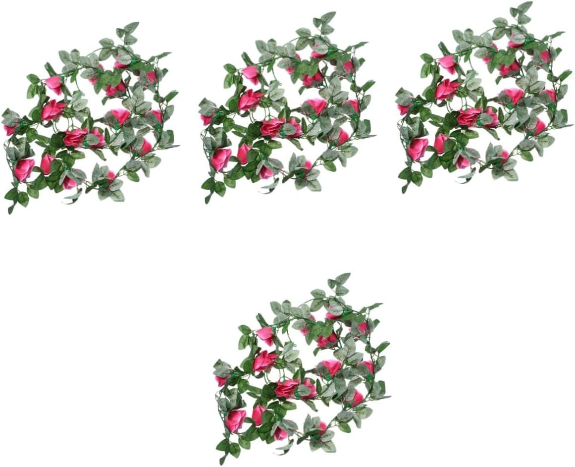 2pcs Artificial Rose Hanging Decor for Valentines Day