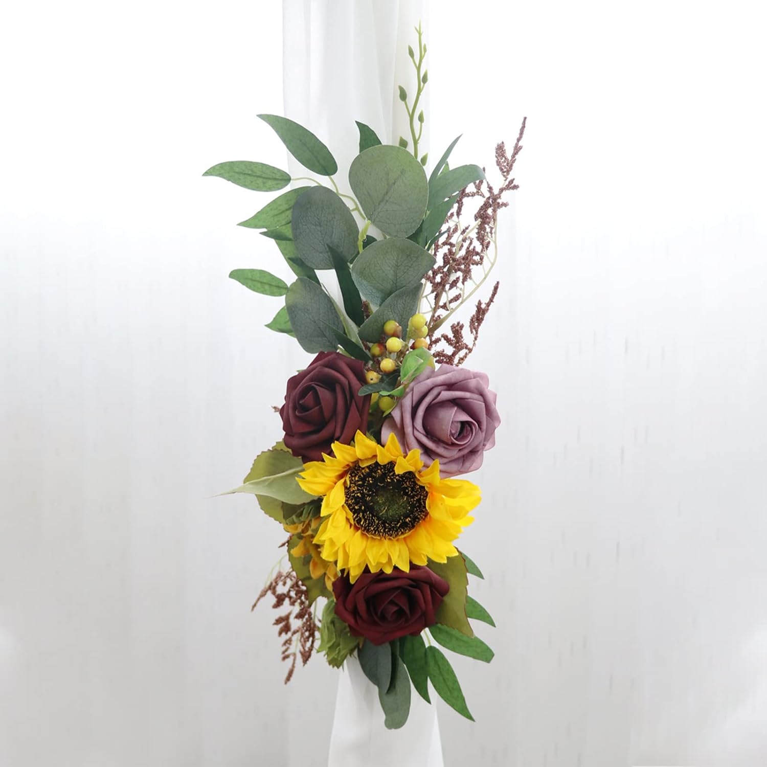 SYNYEY RTWAY Artificial Sunflower Rose Wedding Arch Decor