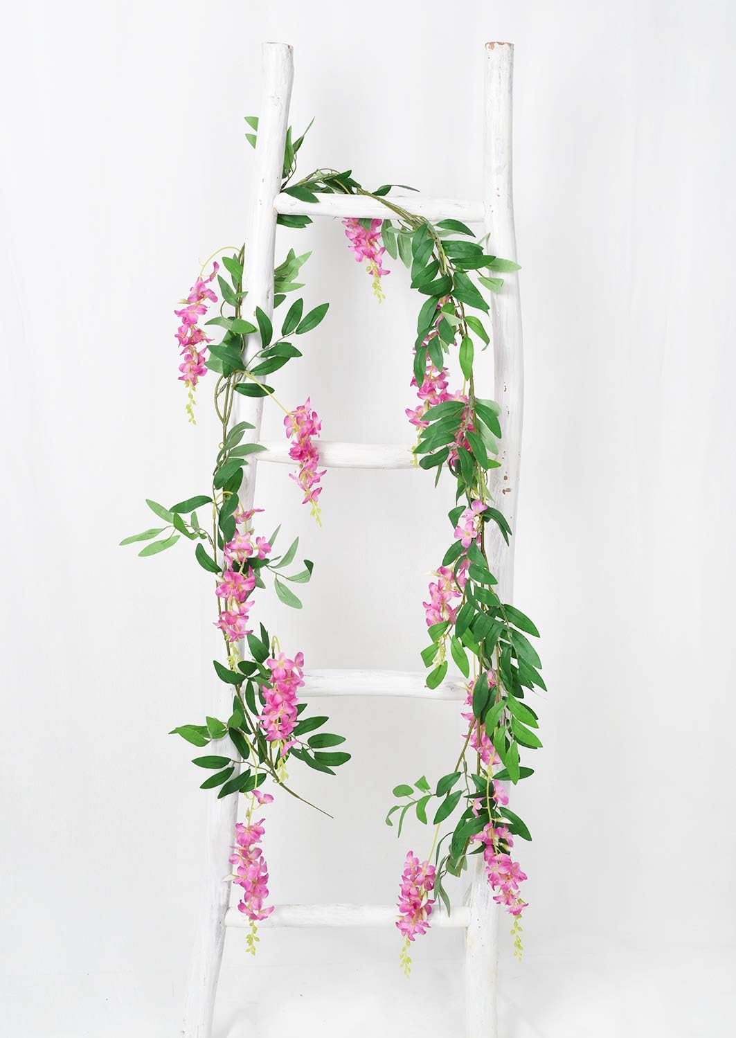 DearHouse 2Pcs 6Ft Artificial Wisteria Garland