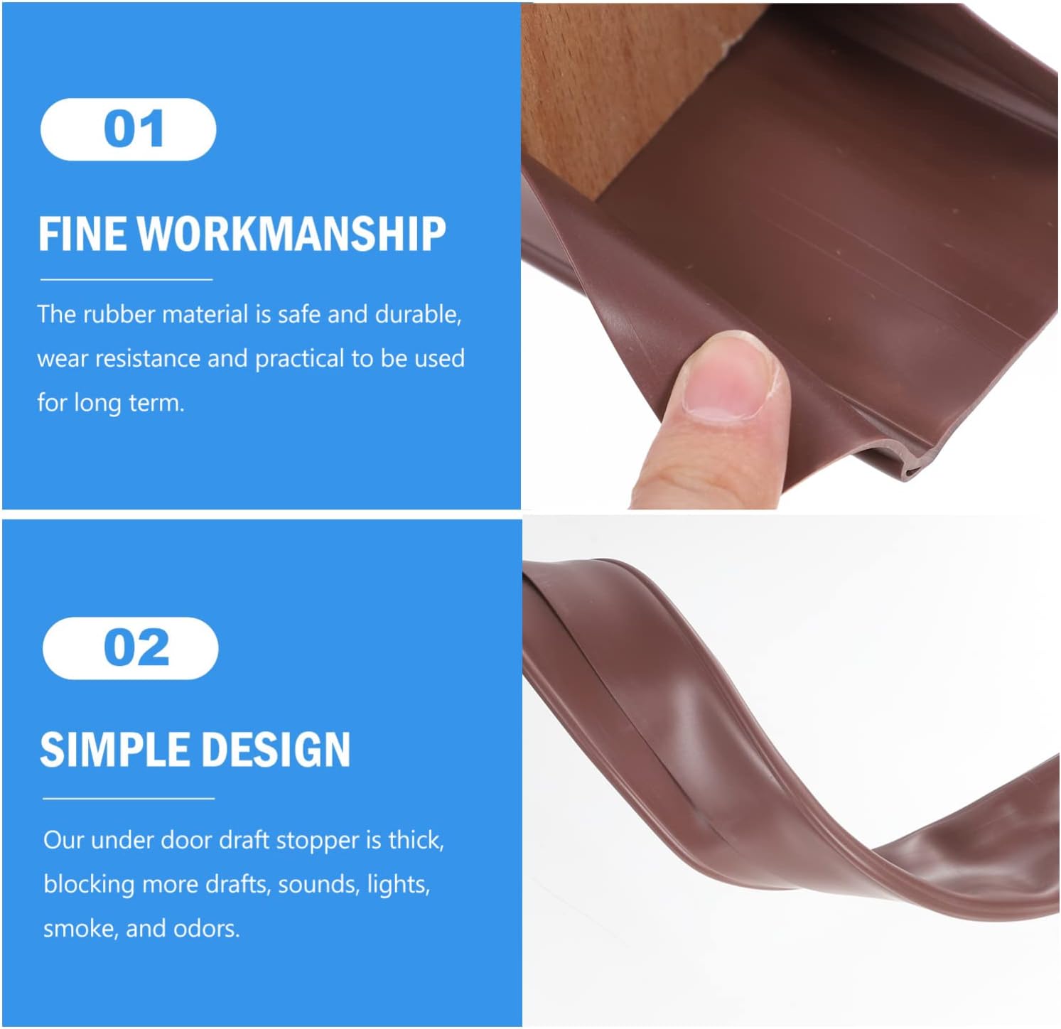 Door Bottom Seal Windproof Strip for Draft Stopper