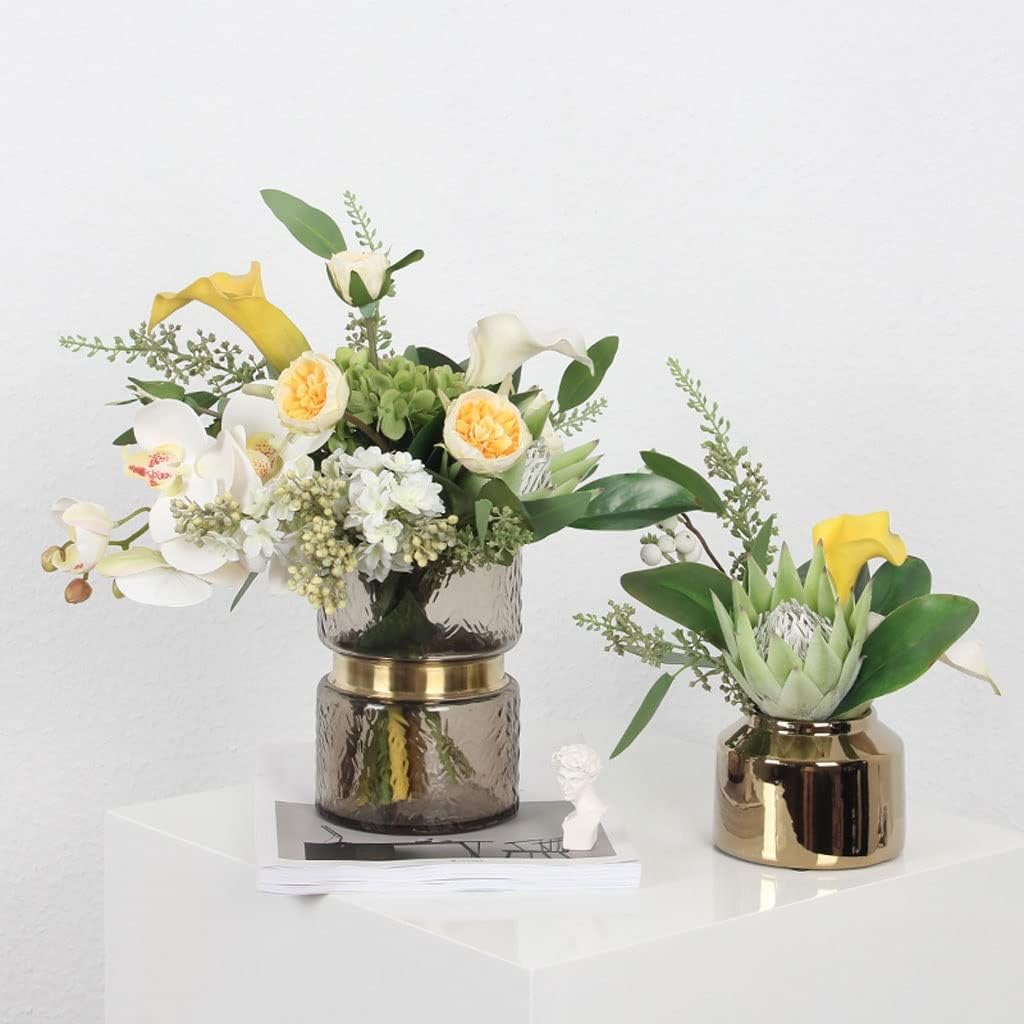 Artificial Flowers with Vase for Home Decor