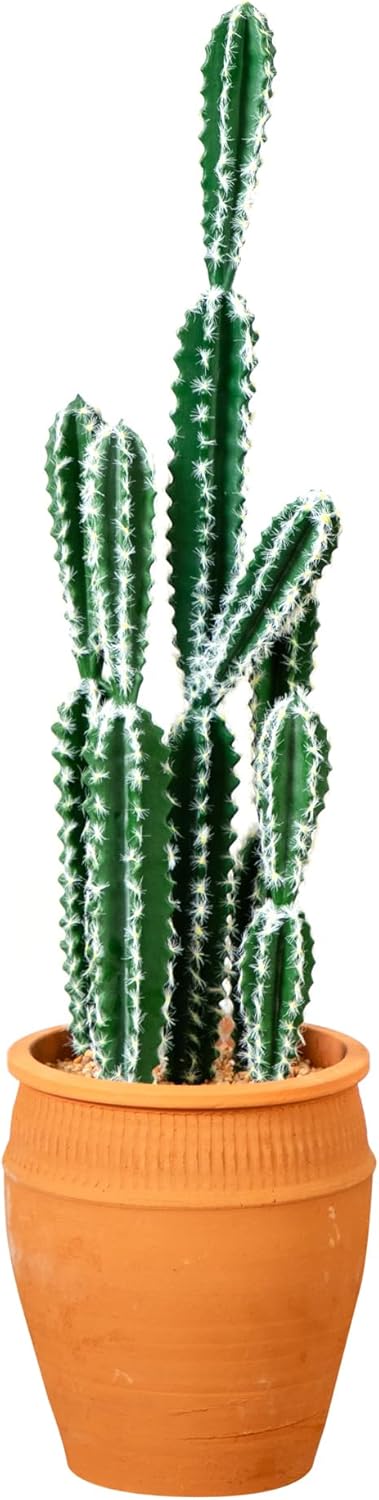 Nearly Natural 41in Artificial Cactus in Terracotta Planter
